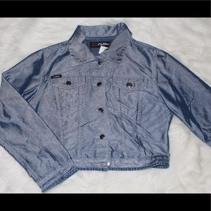 Authentic FUBU Cropped Denim Jacket